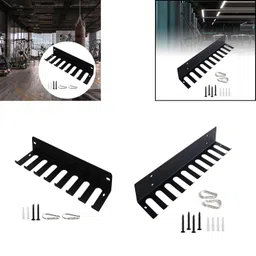 CALANDIS™ Home Gym Storage Rack Home Decoration Barbell Fitness Equipment Shelf Holder Short | Weight Storage | Strength Training | Fitness Running & Yoga image 2