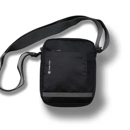 carlton Unisex-Adult Polyester 21 Cms Blue Travel Messenger Bag image 1