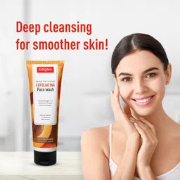 Sirona Natural Exfoliating Face Wash for Men & Women - 125 ml | Suitable For All Skin Type image 2