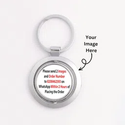 magical gifts Metal Customized Keychain with Your Photos | Key ring with Picture For Bike, Car, Home, Office | Photo Keychains Gifts for Men and Women image 2