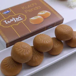 Taajas Food (Since 2003) Gujarati Kutchi Peda 250g Sweet | Fresh Indian Traditional Delicious Mithai | Made with Milk Solids and Cow Ghee| No Artificial Flavors & Colors| Festive Gift Pack image 2