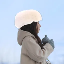 secret desire Faux Furry Headband Winter Earwarmer Earmuffs Ladies Outdoor Sports Lady Beige image 4