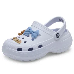 doctor extra soft Women's UltraSoft Charms Clogs/Sandals with Adjustable Back Strap for Adult| Comfortable & Light Weight | Stylish & Anti-Skid |Waterproof & Everyday Use Mules for Girls & Ladies D-522 image 1