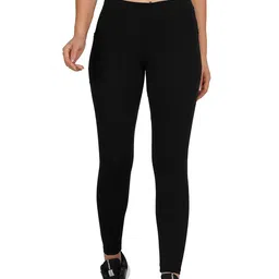 imperative Neu Look Gym wear Ankle Length Workout Leggings with Phone Pockets | Stretchable Tights | Mid Waist Sports Fitness Yoga, Track Pants for Girls and Women image 3