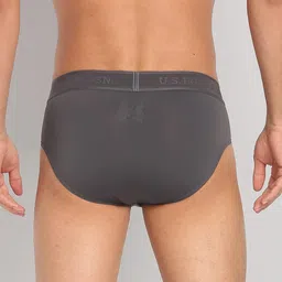 u.s. polo assn. Mens Nylon Stretch Moisture Wicking AB001 Active Briefs - Pack of 1 image 2