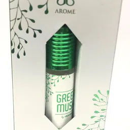 Arome Green Musk Attar Perfume For Men Women I Non Alcoholic Roll On Attar I Usable For Gift I Pocket Scent image 5