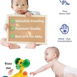 COSMOBABY Friction Dog Toy Cute Puppy 3 Face Role Play Toy|Yellow image 5