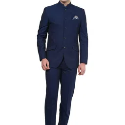 royal kurta Mens Viscose Bandhgala Suit image 1