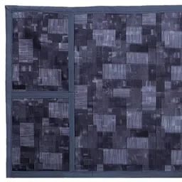 Kuber Industries PVC Check Print Decorative Microwave Oven Top Cover|4 Utility Pockets & Waterproof PVC|Size 90 x 40 CM (Grey) image 5