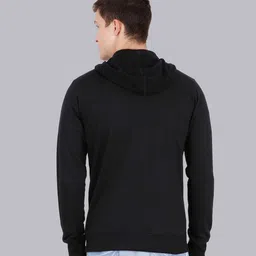 fleximaa Men's Cotton Full Zipper Sweatshirt Hoodies with Kangaroo Pocket image 2