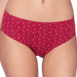 deepshoper Thong Panties for Women - Seam Soft & Stylish Underwear for Everyday & Special wear_JS_215_Pack of 2 2XL Red image 1