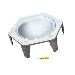 club bollywood THE STYLE SUTRA Fire Pit Brazier Wood Burning Fire Pit Sturdy Compact for Yard Camping Backyard hexagon|Outdoor Cooking & Eating |1 Fire Pit Brazier with Screwdriver image 4