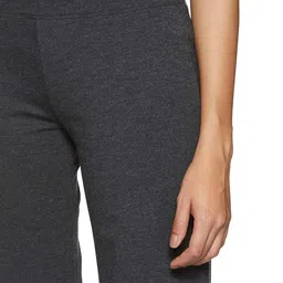 marks & spencer Womens Solid High Rise Straight Fit Jogger image 4