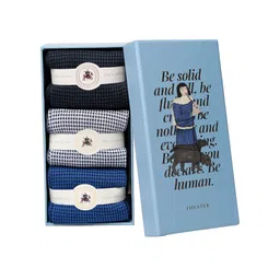 theater Men’s Socks Collection | Box of 3 | Soft Cotton | Stylish & Comfortable | Formal & Casual Wear | Men's Gift Set image 1