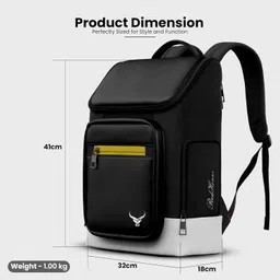 redhorns Robust Backpack Water-Resistant 15.6" Laptop Bag, Vintage Hiking with Luggage Sleeve for Work, Travel Rucksack, and Daily Use - Suitable for Men and Women image 3