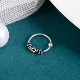 nemichand jewels 925 sterling Silver Helix & Nose Ring for womens image 3