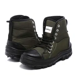 unistar Men's Original Combat Army Boot Oil Stain Water Resistant Extra Cushion Inner Sole Trekking Riding Shoes image 5