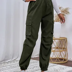 TAGDO Women's Relaxed Fit Cargo Joggers Pant (5157) image 2