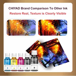 CHIYAD Refill Ink for HP GT53XL & GT 52 for HP Ink Tank 115 310 315 319 410 415 416 419 455 500 515 520 525 530 589 615 750 790 670 GT5810 GT5811 GT5820 (GT53XL + GT52 CMY) image 5