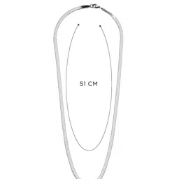 yellow chimes Chain for Men and Boys Silver Chain Men Box Neck Chain for Men | Stainless Steel Chains for Men | Fashion Accessories for Men | Birthday Anniversary Gift for Men Boys & Husband image 4