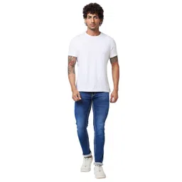 spykar Mid Rise Regular Fit Blue Jeans for Men image 2