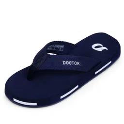 doctor extra soft Men's Classic TPR Slippers with Cushion FootBed for Adult| Comfortable & Light Weight|Stylish & Anti-Skid|Orthopedic Casual Durable Waterproof Everyday Dr.Flip Flops Gents Boys D-35 image 1