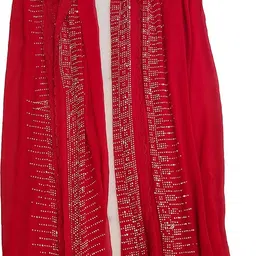 zen apparel Zen Women's Chiffon Stone Work Dupatta (2.25 meters) image 1