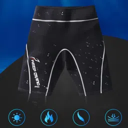 ivelect Neoprene Diving Shorts Swim Trunks Pants Wetsuits Scuba Swimsuit White S image 2