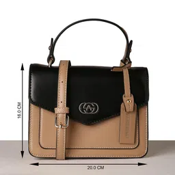 allen solly Women's sling bag with top handle image 4