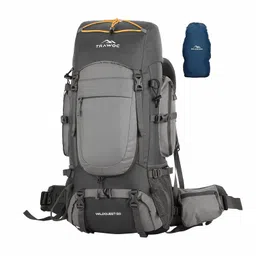 trawoc WILDQUEST 50L Travel Backpack for Hiking, Trekking & Camping with Laptop Compartment, Rain Cover, Shoe Compartment & 3-Year Warranty - MHK005 image 1