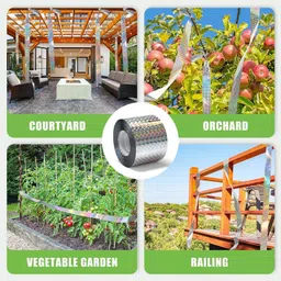 YELONA Bird Repellent Scare Tape - Holographic Ribbon for Effective Bird Deterrent - 2.4cm x 100m image 5