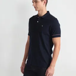 arrow Men's Solid Regular Fit Polo Shirt image 5