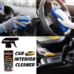 kangaroo Kangaroo® Car Care Kit (Car Polish, Dashboard Polish, Scratch Remover, Car Interior Cleaner (Vinyl Leather) 200 ML Each with 3 Foam Applicator and 1 Microfiber Towel - Save Your TIME image 2