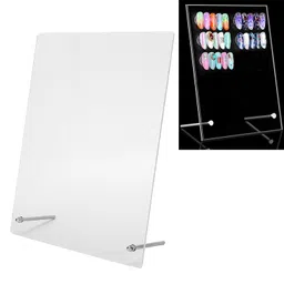 Meiyya Nail Tip Display Board, Plastic Nail Stand for Families, Salons & Schools image 2