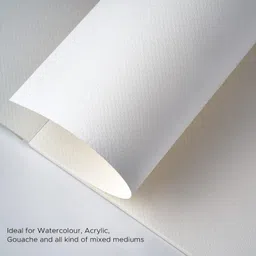 FACTOR NOTES Artist Watercolour Pad: 30% Cotton, 300 GSM, Cold Pressed, Acid-Free Tearable Paper (A5), Oil Paint image 3