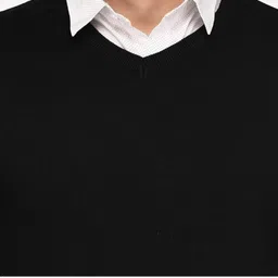 bollywood designer Men's Full Sleeve Super Wool Designer Sweart Fit V-Neck Woolen Full Sweater image 4