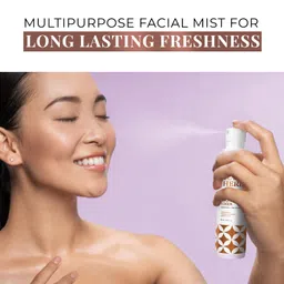 Just Herbs Long Stay Non Sticky Makeup Fixer, Setting Spray for Face Makeup with Aloevera and Green Tea 100 ml image 2