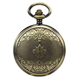 treeweto Antique Dragon Mechanical Skeleton Pocket Watch with Chain image 4
