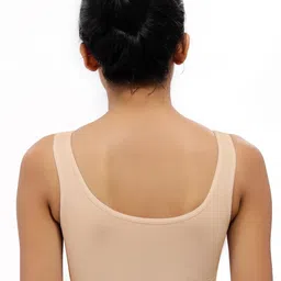 fabme Women's Nylon Blend Wire Free Casual Full-Coverage Bra (Pack of 2) (Po2-BR-Air_Skin, Peach image 3