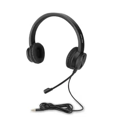 gbh 90 HD Binaural Noise Cancellation Wired Headset with Mic (Black & Grey) (USB) image 2