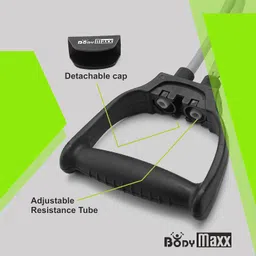 Body Maxx Multifunctional Body Fitness Rubber Rope Resistance Band image 4