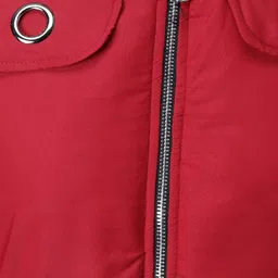 funday fashion Nylon Blend, Standard Length Womens Full Sleeve Solid Stylish Jacket image 5