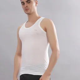 dollar bigboss Men's Solid Regular Fit Vest image 2