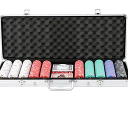 Versa Games 500pc 13.5g Spartan Poker Chips Set image 3