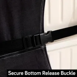 hokipo 180gsm Durable and Washable Suitcase Covers for Trolley Suitcase, Large (26-27inch), Black Geometric Abstract (NEW-5185-D5) image 5