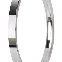 bismaadh Stainless Steel Men's kada (Plain Flat) 7mm Thickness image 2