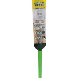 hic hamara india clean HIC Plastic Zero Dust Broom (Green, Standard Size) image 4