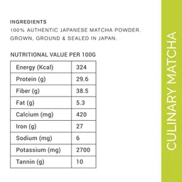 Chymey Japanese Matcha Green Tea Powder | 30 Grams | Culinary Grade | 100% Pure & Authentic image 4