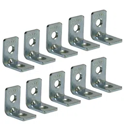 Ebco Aurora Right Angle Bracket for reinforcing Chairs/Tables, 20 X 20 mm - Pack of 10 Pieces image 1