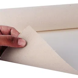 amazon brand - umi Amazon Brand – Umi 7 Oz. Medium Grain Primed Cotton Canvas Roll for Oil and Acrylic Painting (10 Inches - White Canvas roll) image 3